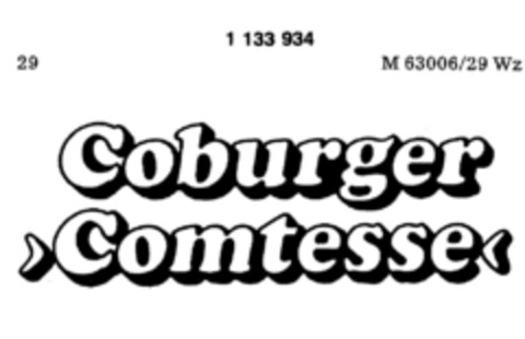 Coburger Comtesse Logo (DPMA, 01.06.1988)