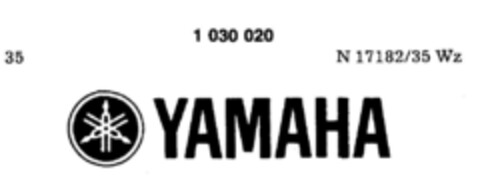 YAMAHA Logo (DPMA, 09.09.1980)