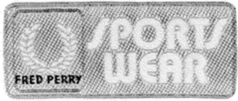 SPORTS WEAR Logo (DPMA, 09/22/1975)