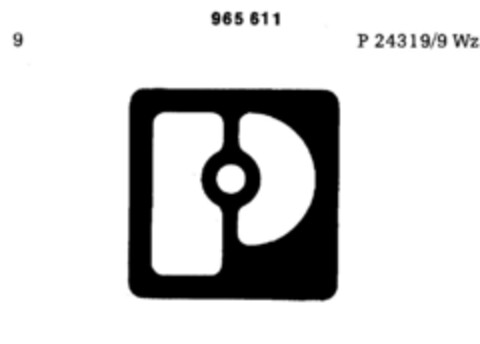 P Logo (DPMA, 30.12.1976)