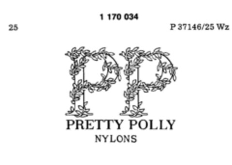 PP PRETTY POLLY NYLONS Logo (DPMA, 27.10.1988)