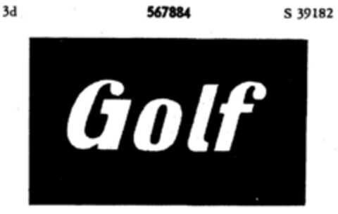 Golf Logo (DPMA, 24.02.1941)