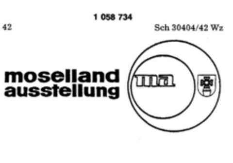 moselland ausstellung Logo (DPMA, 02.07.1983)