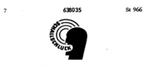 SCHALLSCHLUCK Logo (DPMA, 14.01.1952)