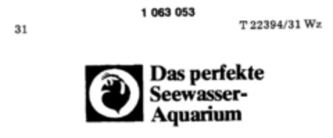 Das perfekte Seewasser- Aquarium Logo (DPMA, 05.03.1983)
