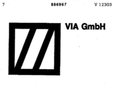 VIA GmbH Logo (DPMA, 10.10.1969)