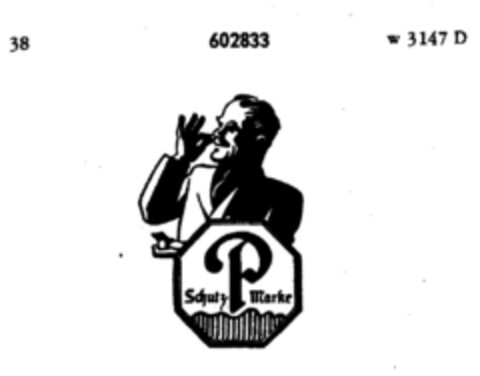 P  Schutz-Marke Logo (DPMA, 01.10.1948)