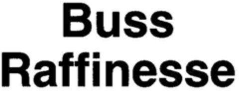 Buss Raffinesse Logo (DPMA, 26.03.1986)