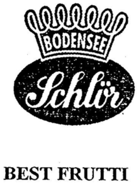 BODENSEE Schlör BEST FRUTTI Logo (DPMA, 05.06.2001)