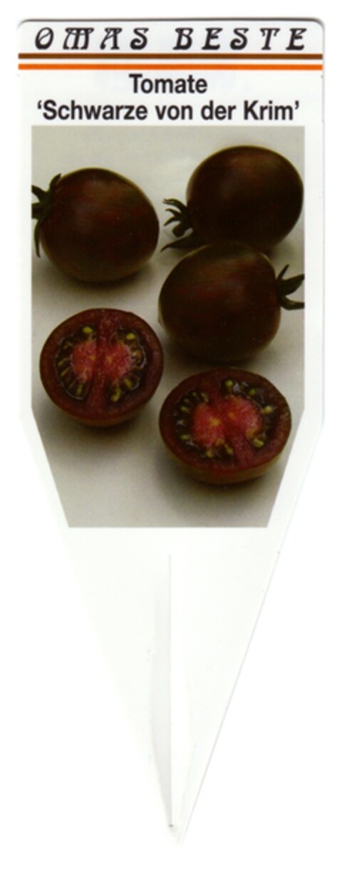 OMAS BESTE Tomate 'Schwarze von der Krim' Logo (DPMA, 20.05.2011)