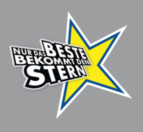 NUR DAS BESTE BEKOMMT DEN STERN Logo (DPMA, 10.07.2012)