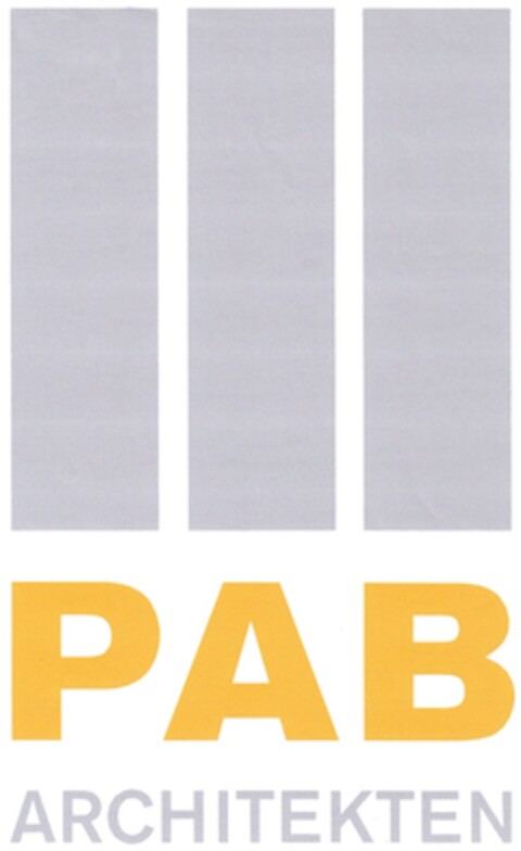 PAB ARCHITEKTEN Logo (DPMA, 28.02.2012)