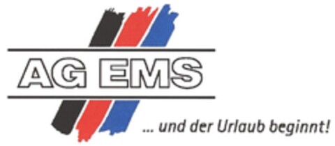 AG EMS ... und der Urlaub beginnt! Logo (DPMA, 22.08.2012)