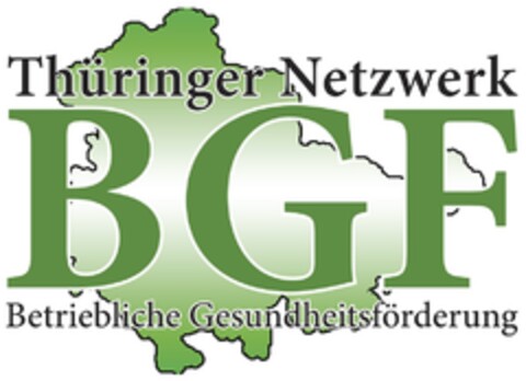 Thüringer Netzwerk BGF Betriebliche Gesundheitsförderung Logo (DPMA, 01/18/2013)