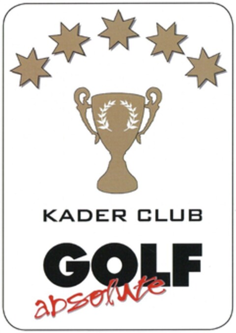 KADER CLUB GOLF absolute Logo (DPMA, 17.01.2015)