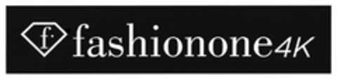 f. fashionone 4K Logo (DPMA, 01/05/2017)