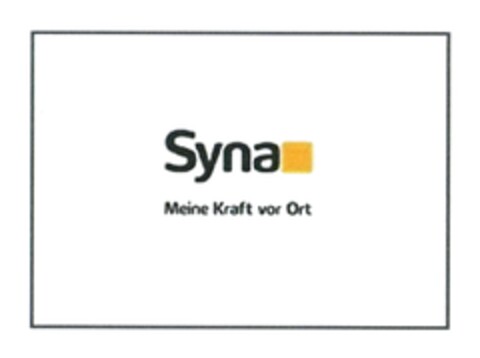 Syna Meine Kraft vor Ort Logo (DPMA, 06/29/2017)