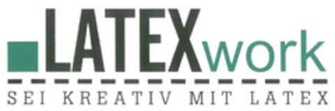 LATEXwork SEI KREATIV MIT LATEX Logo (DPMA, 25.04.2018)
