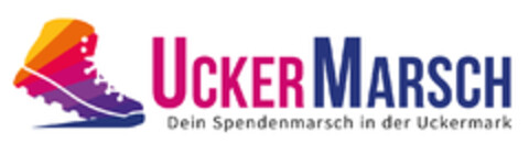 UCKER MARSCH Dein Spendenmarsch in der Uckermark Logo (DPMA, 27.01.2022)