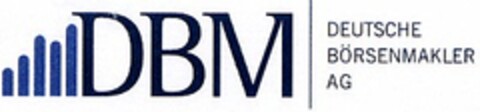 DBM DEUTSCHE BÖRSENMAKLER AG Logo (DPMA, 10/27/2005)