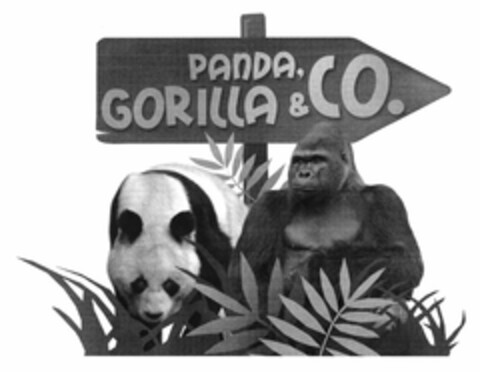 PANDA, GORILLA & CO. Logo (DPMA, 04/10/2006)