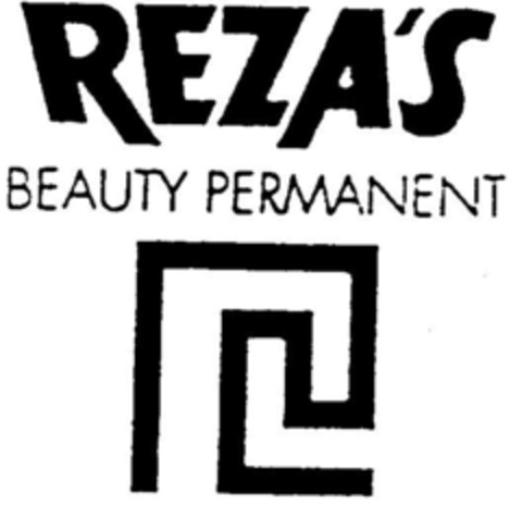 REZA'S  BEAUTY PERMANENT Logo (DPMA, 31.08.1995)