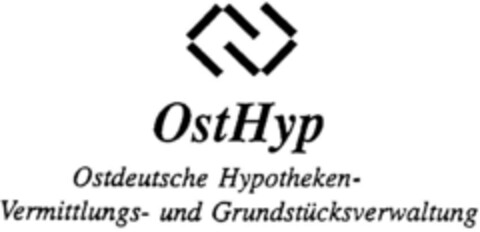 OstHyp Ostdeutsche Hypotheken- Vermittlungs- und Grundstücksverwaltung Logo (DPMA, 02/01/1996)