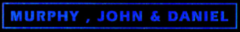 MURPHY , JOHN & DANIEL Logo (DPMA, 14.12.1996)