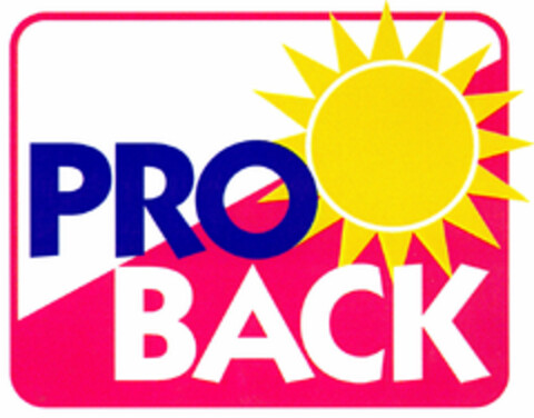 PRO BACK Logo (DPMA, 11.04.1997)