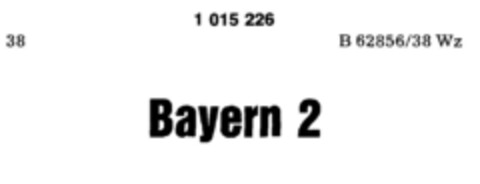 Bayern 2 Logo (DPMA, 02.04.1979)
