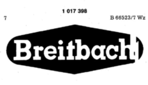 Breitbach Logo (DPMA, 21.08.1980)