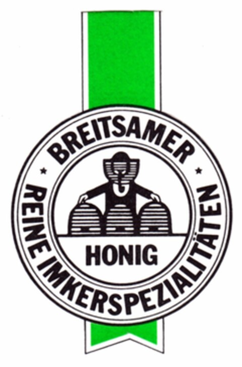 BREITSAMER REINE IMKERSPEZIALITÄTEN HONIG Logo (DPMA, 17.10.1989)