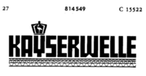 KAYSERWELLE Logo (DPMA, 11.11.1964)