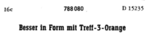 Besser in Form mit Treff-3-Orange Logo (DPMA, 12.02.1963)