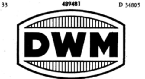 DWM Logo (DPMA, 23.07.1936)