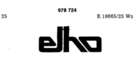 elho Logo (DPMA, 20.03.1978)