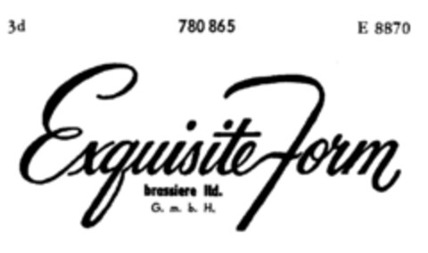 Exquisite Form Logo (DPMA, 08.10.1962)