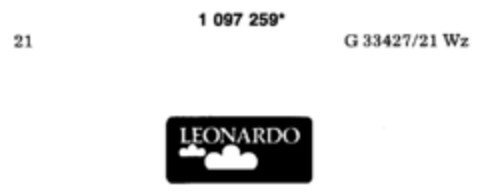 LEONARDO Logo (DPMA, 07/14/1986)
