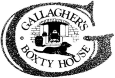 GALLAGHER'S BOXTY HOUSE Logo (DPMA, 12.06.1990)