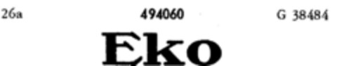 Eko Logo (DPMA, 04.07.1935)