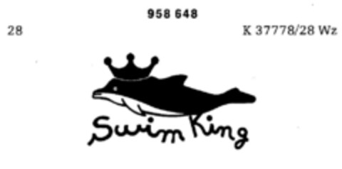 Swim King Logo (DPMA, 10.08.1976)