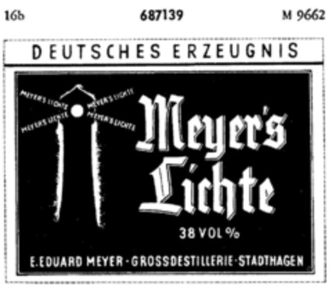 Meyer's Lichte Logo (DPMA, 19.04.1955)