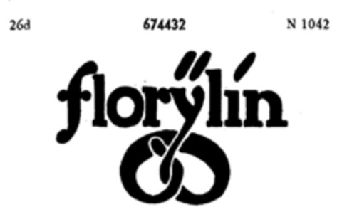 florylin Logo (DPMA, 03/16/1951)