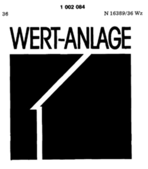 WERT-ANLAGE Logo (DPMA, 02.04.1979)