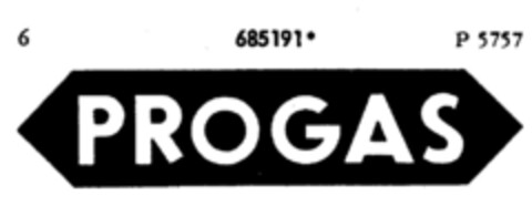 PROGAS Logo (DPMA, 27.09.1955)