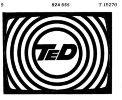 TED Logo (DPMA, 10.11.1972)