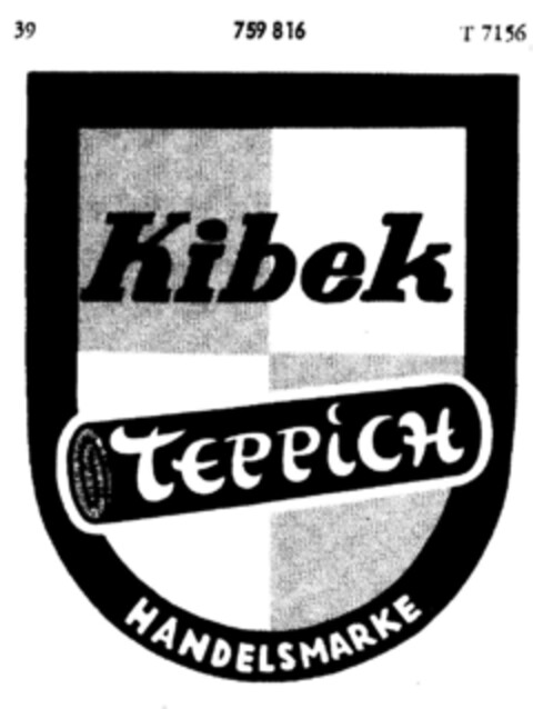 Kibek TEPPiCH Logo (DPMA, 14.11.1960)