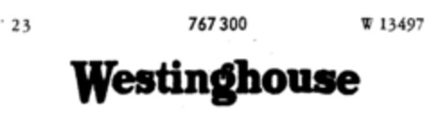 Westinghouse Logo (DPMA, 11.01.1962)