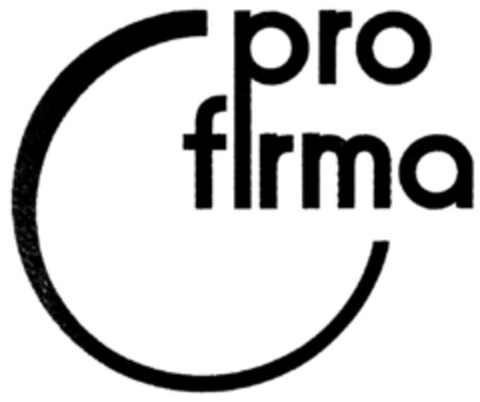 pro firma Logo (DPMA, 25.04.2000)