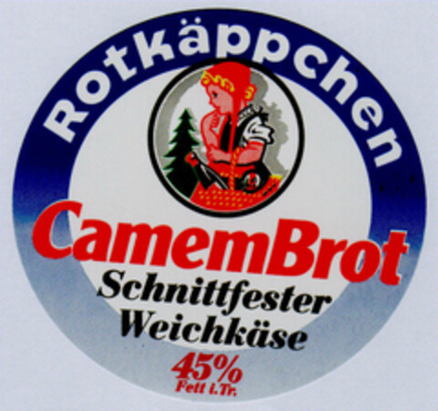 Rotkäppchen CamemBrot Schnittfester Weichkäse Logo (DPMA, 15.06.2001)